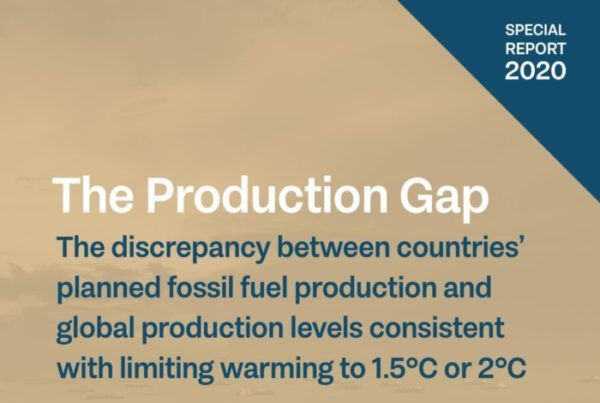 Production Gap Report Cover