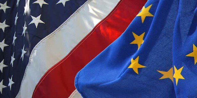 EU-US Energy Council - EU & US flags Image via Flickr: opendemocracy