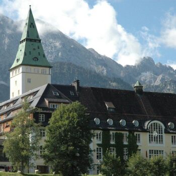 Schloss Elmau, Germany - the venue of the 2022 G7 Leaders' Summit, where climate resilient development is high on the agenda