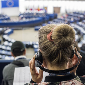 Securing Europe’s competitiveness in the low-carbon subsidy race . Photo by the European Parliament from Flickr.