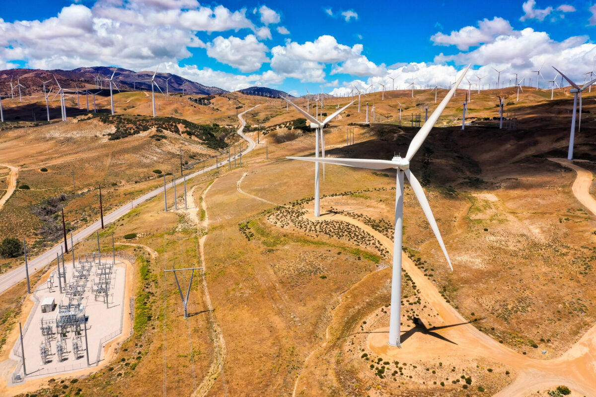 This picture shows a small portion of the Alta Wind Energy Center, the largest (by capacity) United States' wind farm. The trio of new industrial policy makes investments in the United States more attractive, especially in the cleantech sectors. Installing a wind park or a solar array in the United States now looks more appealing for investors, compared with before.