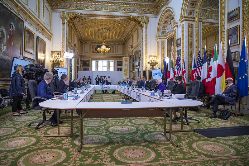 The G7 Finance Ministers' Meeting at Lancaster House. Image via Flickr: hmtreasury