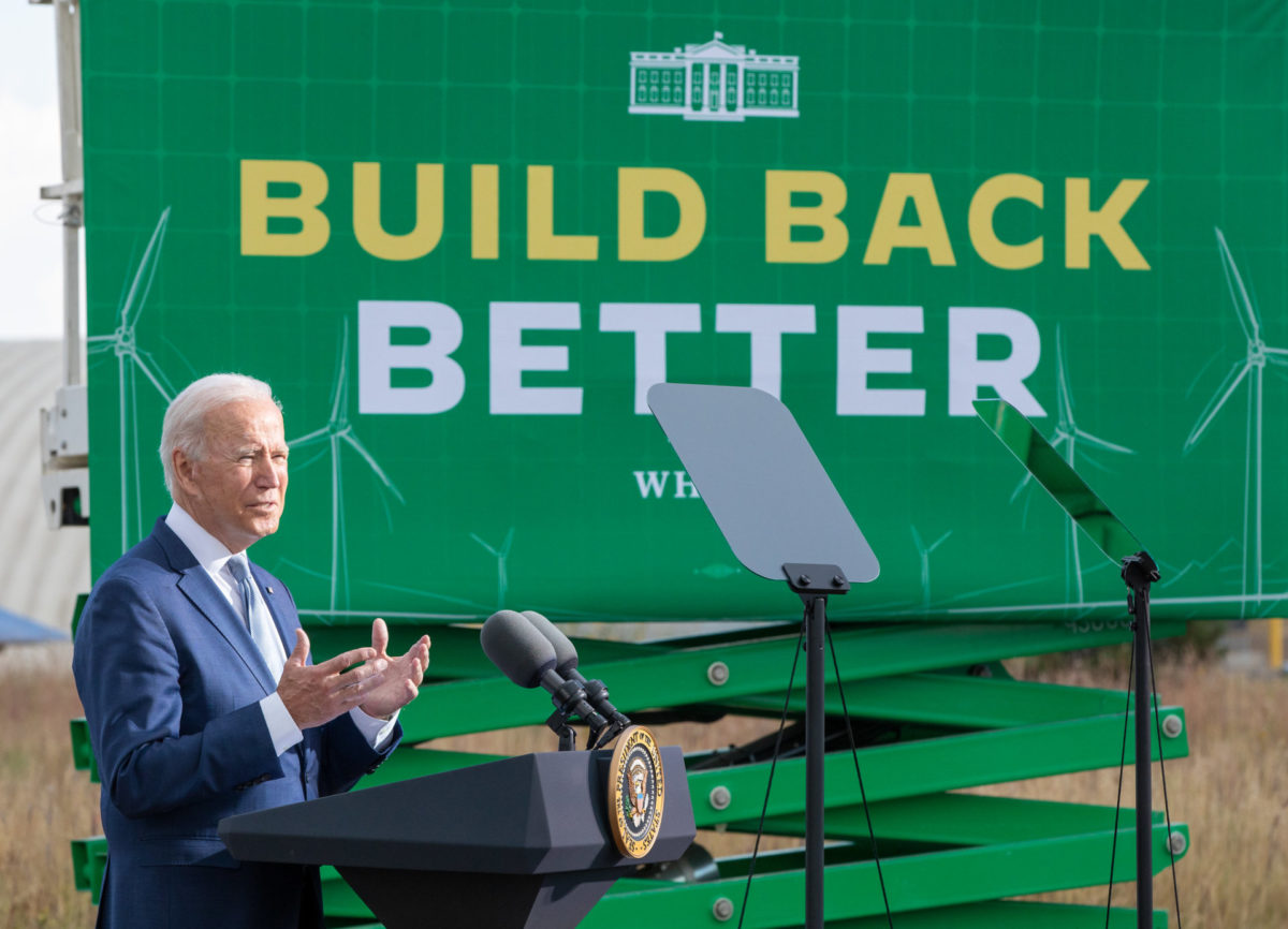 Joe Biden, President of the United States, speaks during a visit the Flatirons Campus of the National Renewable Energy Laboratory in Arvada, Colorado. Photo by by Werner Slocum via National Renewable Energy Lab on Flickr