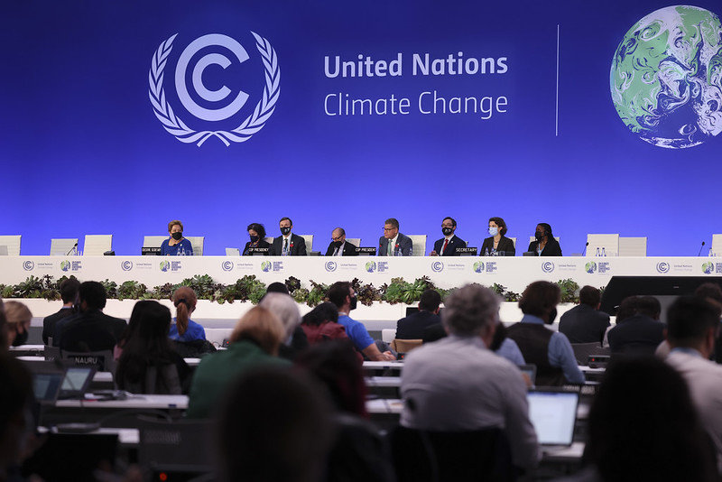 CP Alok Sharma at the COP26 Climate Change Conference Day 12. Image via Flickr: COP26