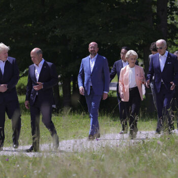 G7 Leaders’ walk during the 2022 Summit in Germany