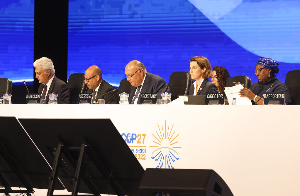 Closing plenary of COP27 in Sharm El-Sheikh, Egypt after two weeks of talks, meetings and negotiations.