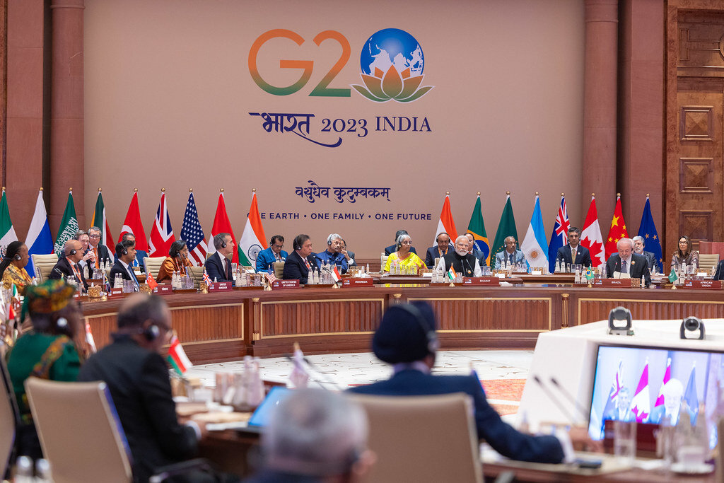 The final session of the G20 summit in New Delhi