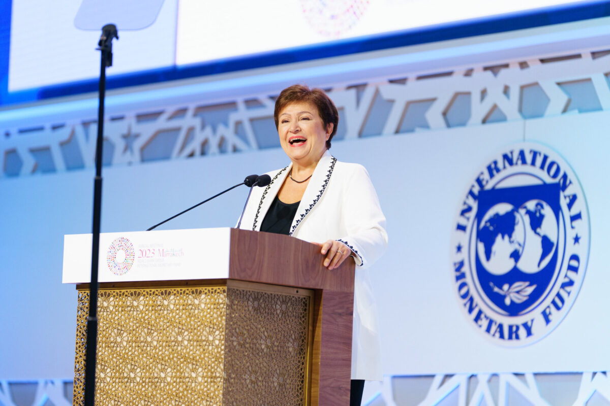 Kristalina Georgieva, Manging Director, IMF.