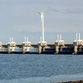 Delta Works Neeltje Jans in Zeeland, the Netherlands
