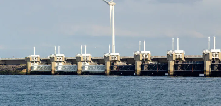 Delta Works Neeltje Jans in Zeeland, the Netherlands