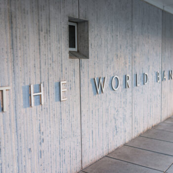 Washington DC, USA – March 4, 2017: World Bank Group sign on building exterior