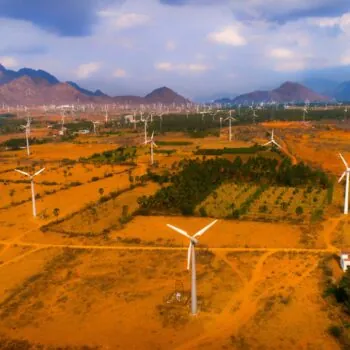 Muppandal Wind Farm, India’s largest operational onshore wind farm at Aralvaimozhi in Kanyakumari