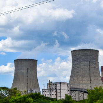 Cooling tower of thermal power plant at neyveli, India