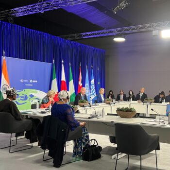 B3W (Build Back Better World) Event jointly hosted by US President Biden and EC President von der Leyen held in the margins of COP26