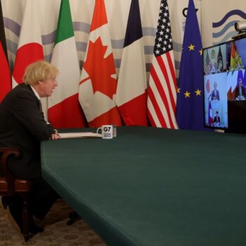 Boris Johnson hosts the Meeting of the G7 Leaders