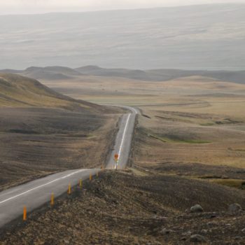Bumpy road stetching out ahead, Landmannalaugar, Iceland, 2018. Photo by Antonio Lainez on Unsplash.