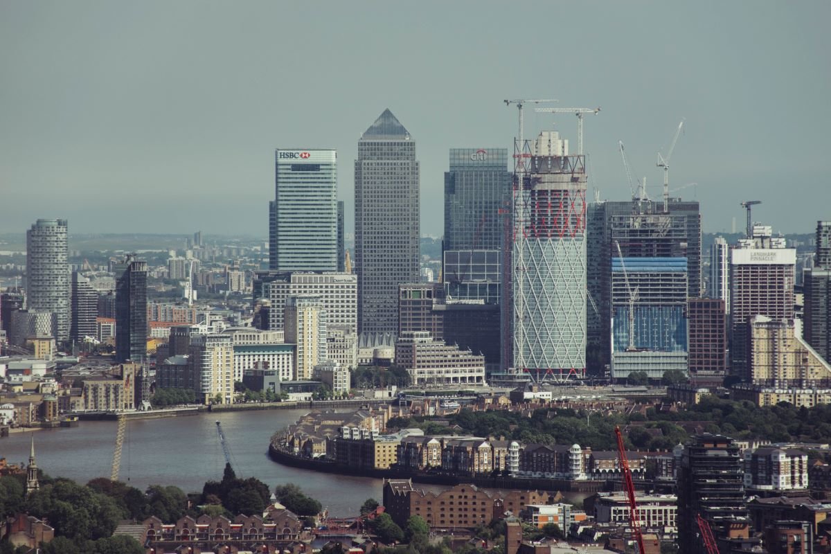 Canary wharf, London's financial district