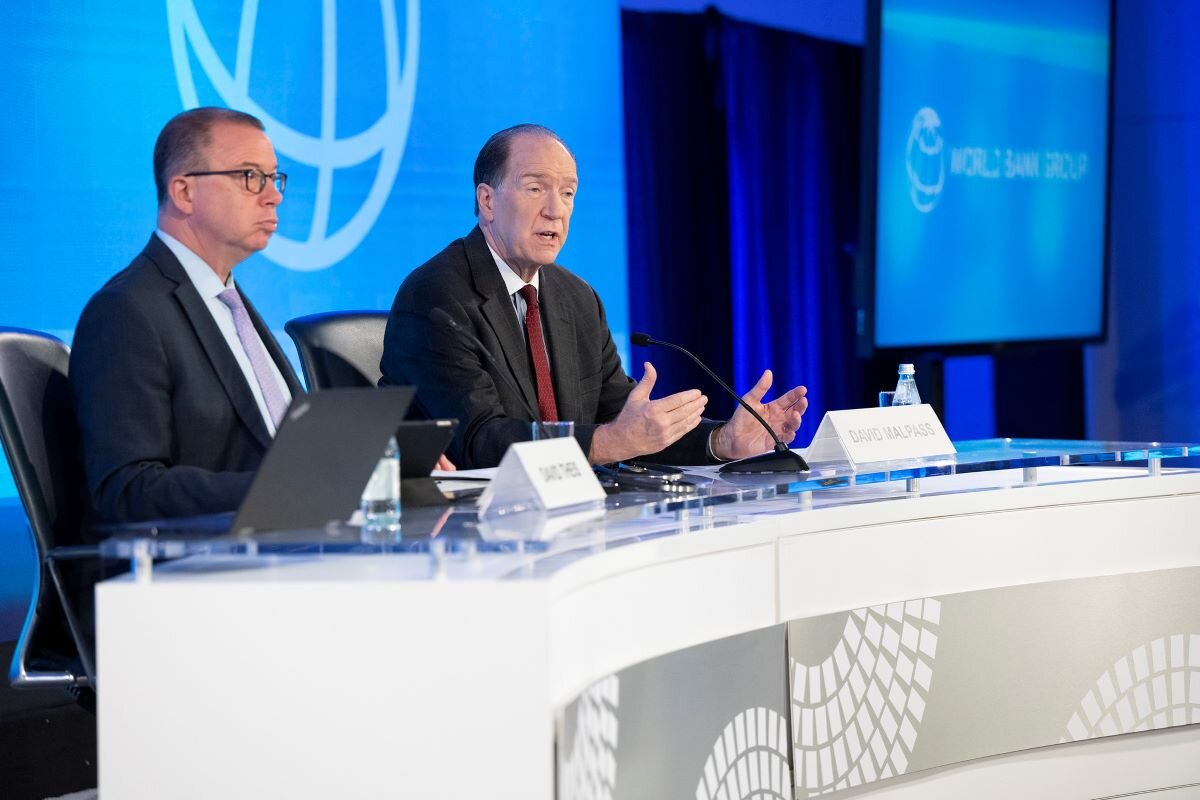 David Malpass, President, World Bank Group, at the 2022 Annual Meetings, where management faced calls for the World Bank Evolution Roadmap. Photo by Grant Ellis for World Bank on flickr.