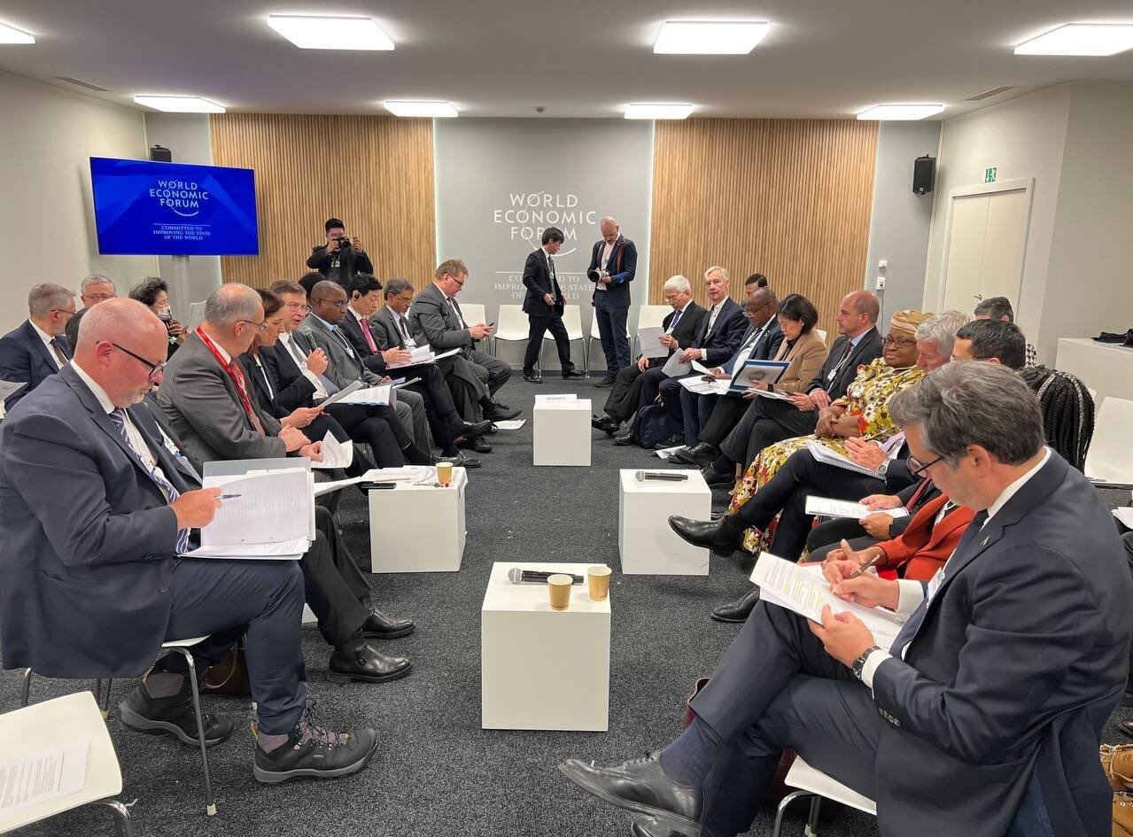 Coalition of Trade Ministers on Climate is launched at the World Economic Forum. (c) Eidgenössisches Departement für Wirtschaft, Bildung und Forschung WBF