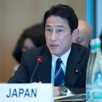 Fumio Kishida, current Prime Minister of Japan, where the G7 will be hosted in Hiroshima in 2023 and will face scrutiny on its lack of progress on coal phase out. Photo by UN Geneva on flickr.