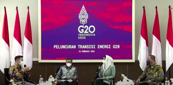 G20 Energy Transition launched by the Indonesia’s Ministry of Energy and Mineral Resources
