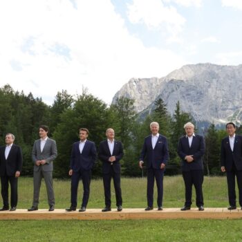G7 Leaders’ Summit 2022 in Germany. Photo by Andrew Parsons for No 10 Downing Street on flickr.