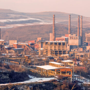 Metallurgy Complex In Hunedoara Romania