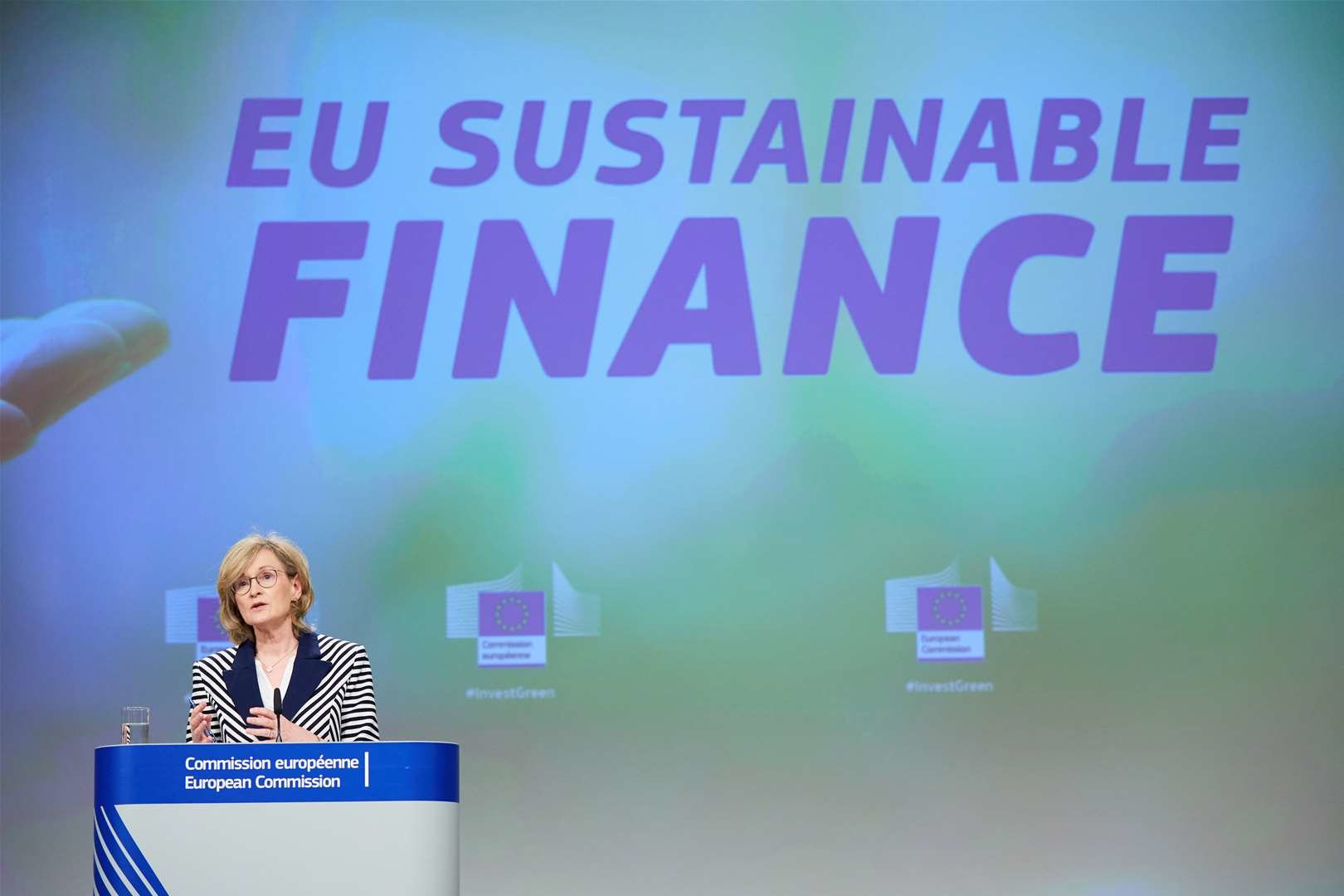 Mairead McGuinness, European Commissioner for financial services, financial stability and the Capital Markets Union. Photo: European Union 2021