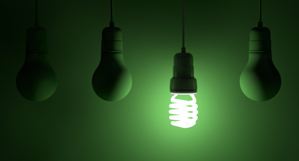 Green lightbulbs