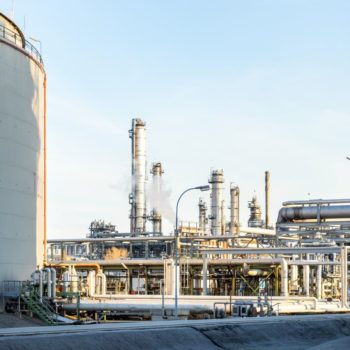 OMV Oil Refinery in Schwechat, Austria