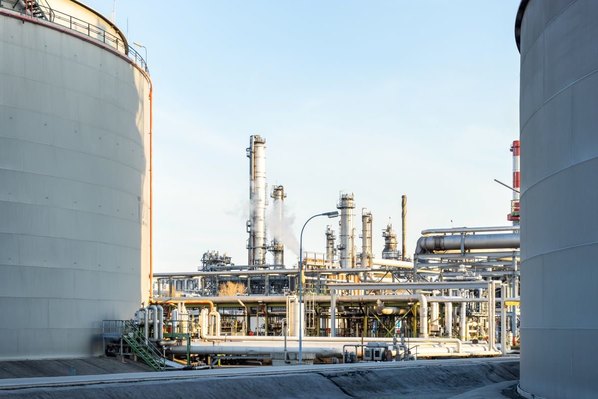 OMV Oil Refinery in Schwechat, Austria