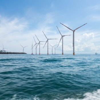 Offshore wind farm, a clean energy project part of the clean energy transition in Indonesia