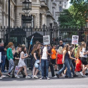Photos taken at the Schools Climate Strike in London on Friday 24 May 2019.
