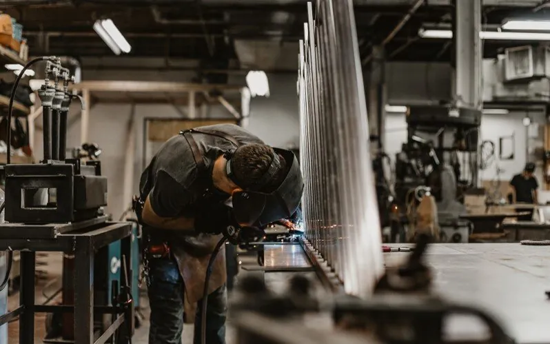 Steel worker