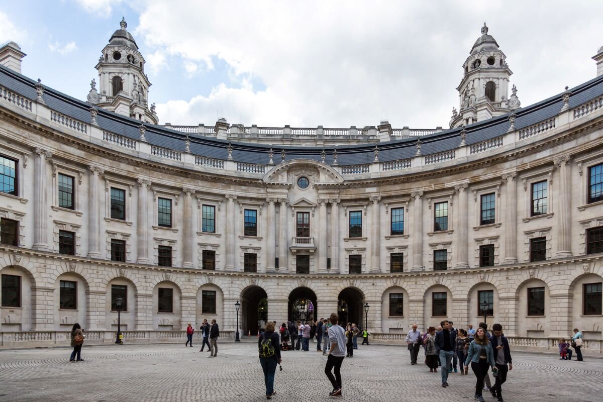 The Government Offices in HM Treasury Main Building at 1 Horse Guards Road, London. Photo by Michael Garnett on Flickr.