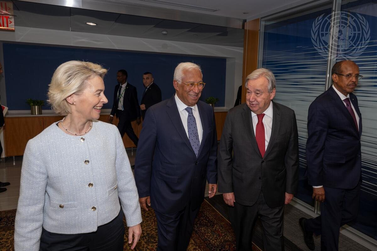 Secretary-General Meets with President of European Council and President of European Commission
