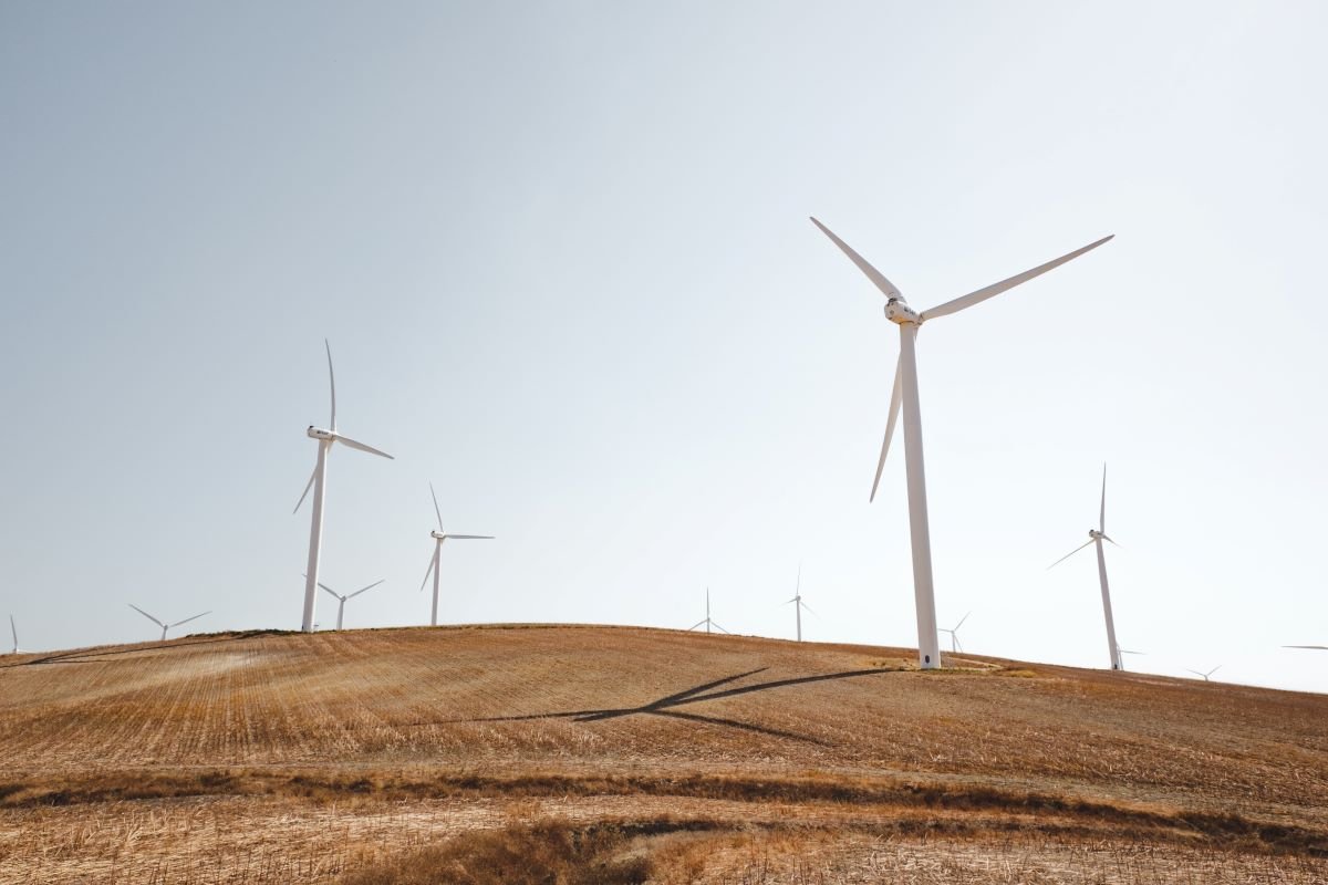 Wind turbines in Cadiz Spain - photo by Photo by Luca Bravo on Unsplash