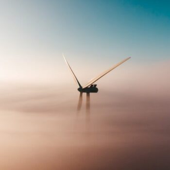 Windmill in the mist