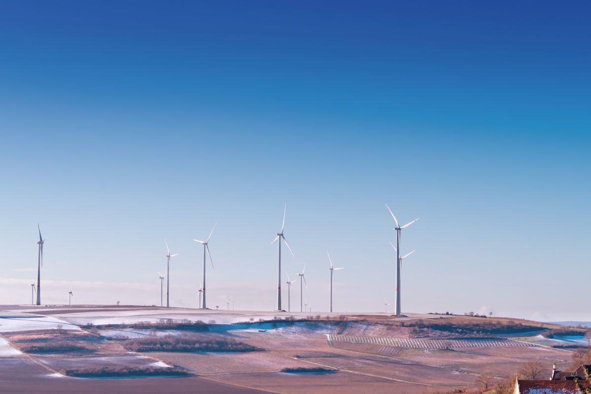 Wind turbines in Molsheim, Germany