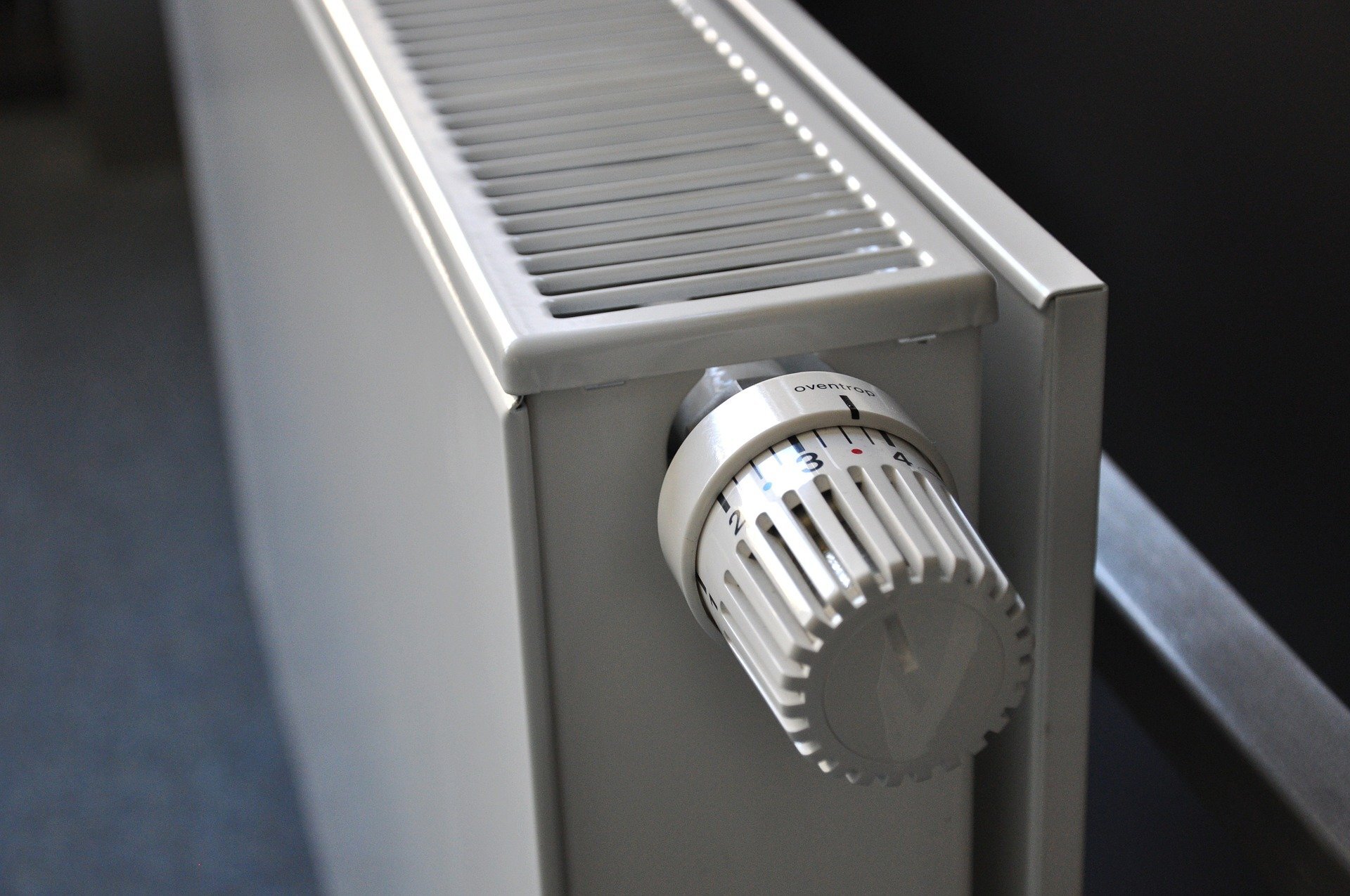 Radiator as an example of heating system in buildings.