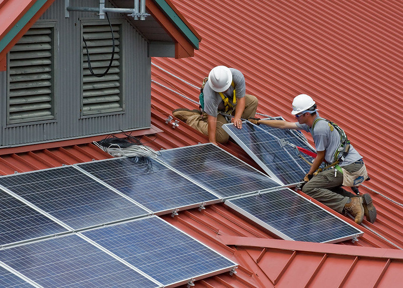 solar panel installation_Flickr