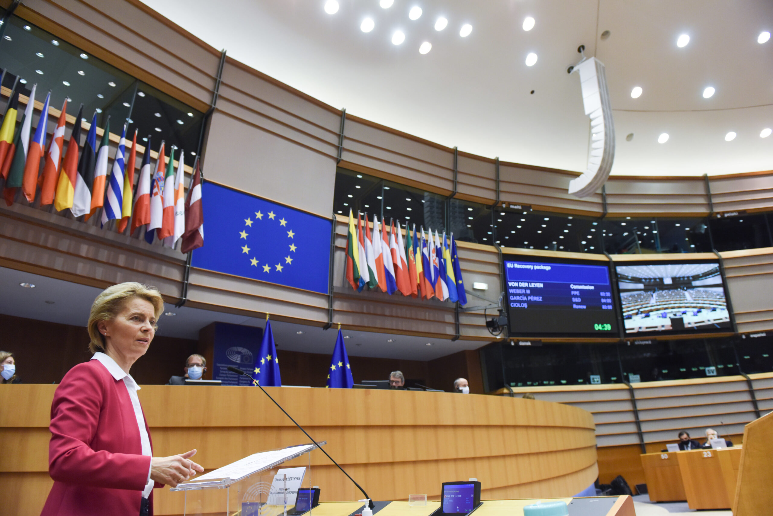 Participation of Ursula von der Leyen, President of the European Commission, to the extraordinary Plenary of the European Parliament about the Multiannual Financial Framework (MFF) and the Recovery Instrument